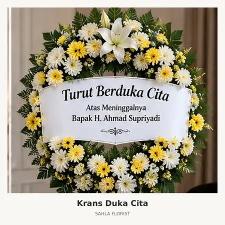 Krans Bunga Duka Graha Raya